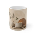 Quiet Earth Ritual – Earthy Aesthetic Ceramic Mug