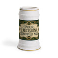 Pour Decisions Beautifully Made Art Nouveau Stein Mug - 22oz Ceramic Beer Mug