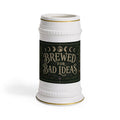 Brewed for Bad Ideas Witchy Botanical Stein Mug - 22oz Ceramic Beer Mug