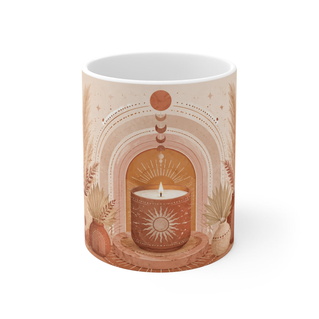 Terracotta Soul Sanctuary – Aesthetic Ceramic Mug
