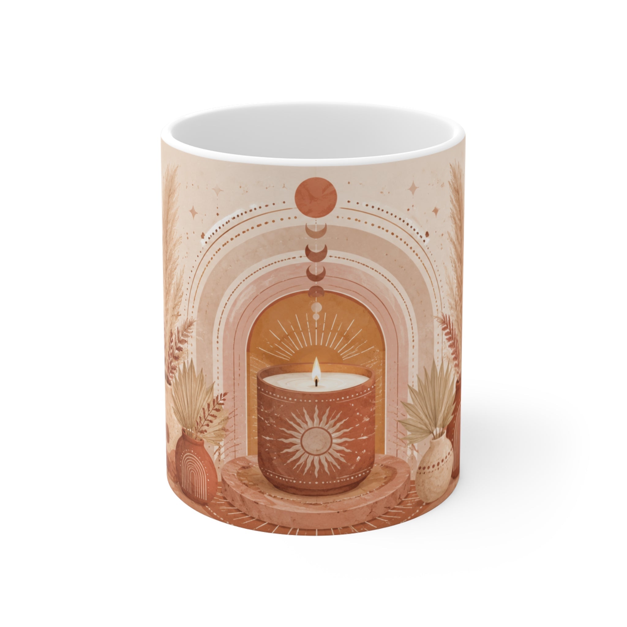 Terracotta Soul Sanctuary – Aesthetic Ceramic Mug