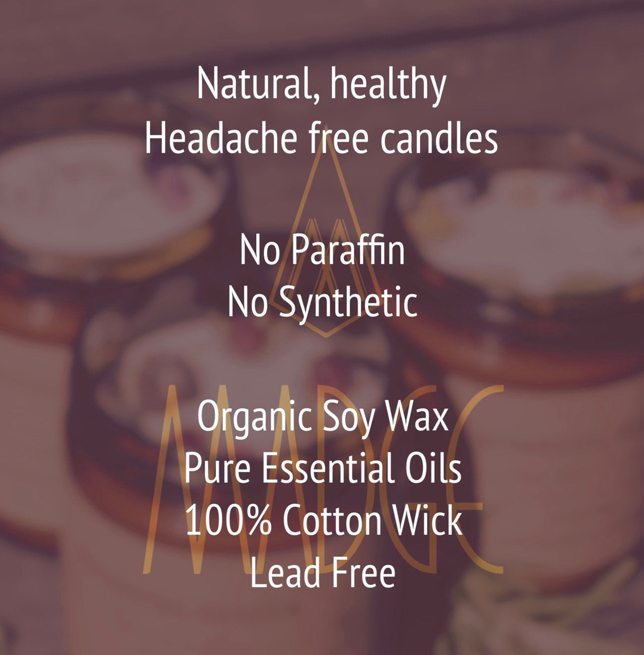 Sage Vetiver Soy Candle with Dried Flowers