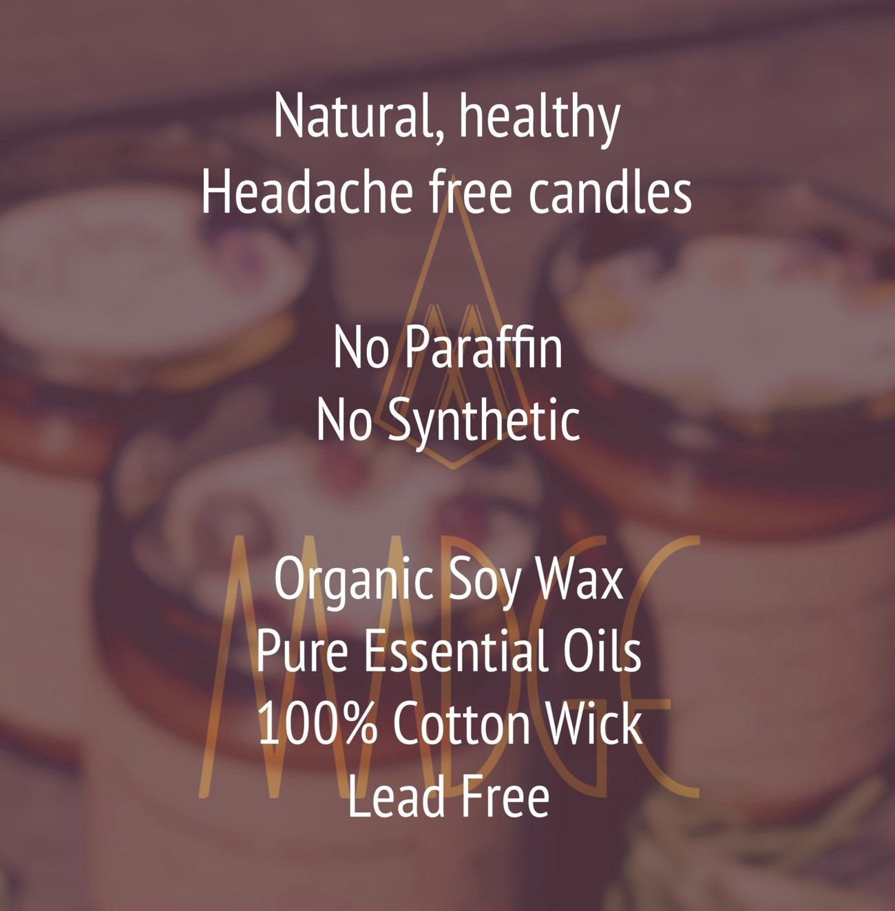 Cypress Pine Soy Candle with Dried Flowers