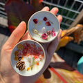 Essential Oil Soy Candle: Aromatherapy Candles With Dried Flowers ( 2oz Tins)